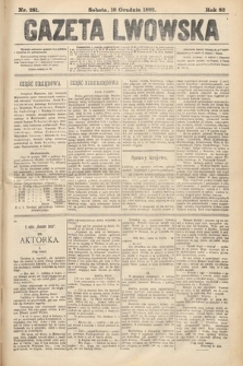 Gazeta Lwowska. 1892, nr 281
