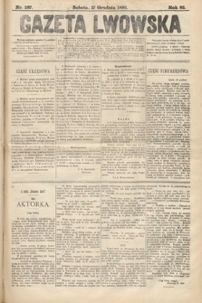 Gazeta Lwowska. 1892, nr 287