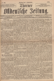 Thorner Ostdeutsche Zeitung. 1894, № 209 (7 September)