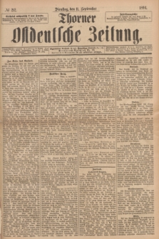 Thorner Ostdeutsche Zeitung. 1894, № 212 (11 September)