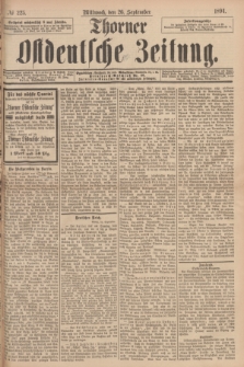 Thorner Ostdeutsche Zeitung. 1894, № 225 (26 September)