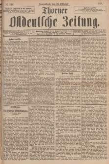 Thorner Ostdeutsche Zeitung. 1894, № 246 (20 Oktober)