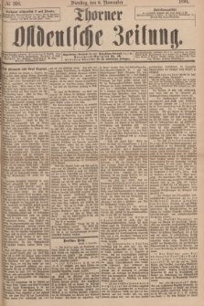 Thorner Ostdeutsche Zeitung. 1894, № 260 (6 November)