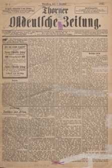 Thorner Ostdeutsche Zeitung. 1895, № 1 (1 Januar)