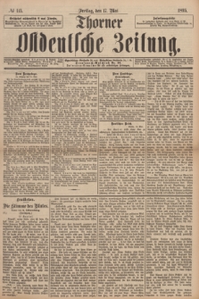 Thorner Ostdeutsche Zeitung. 1895, № 115 (17 Mai)