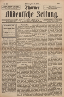 Thorner Ostdeutsche Zeitung. 1895, № 123 (28 Mai) + dod.