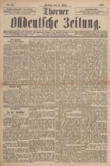 Thorner Ostdeutsche Zeitung. 1895, № 137 (14 Juni)
