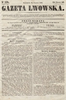 Gazeta Lwowska. 1853, nr 138