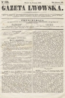 Gazeta Lwowska. 1853, nr 139