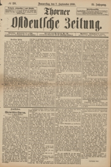 Thorner Ostdeutsche Zeitung. Jg.25[!], No 210 (8 September 1898)