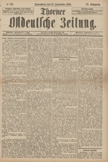 Thorner Ostdeutsche Zeitung. Jg.25[!], № 212 (10 September 1898)