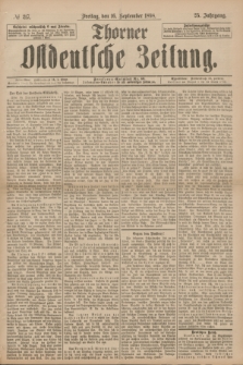 Thorner Ostdeutsche Zeitung. Jg.25[!], № 217 (16 September 1898) + dod.