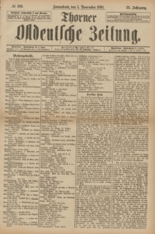 Thorner Ostdeutsche Zeitung. Jg.25[!], № 260 (5 November 1898) + dod.