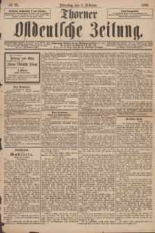 Thorner Ostdeutsche Zeitung. 1896, № 29 (4 Februar)