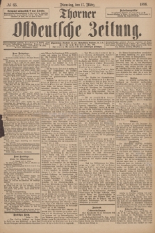 Thorner Ostdeutsche Zeitung. 1896, № 65 (17 März) + dod.