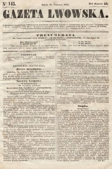 Gazeta Lwowska. 1853, nr 143