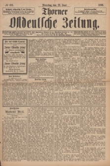 Thorner Ostdeutsche Zeitung. 1896, № 145 (23 Juni)