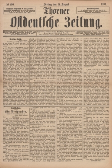 Thorner Ostdeutsche Zeitung. 1896, № 196 (21 August)