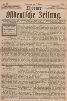 Thorner Ostdeutsche Zeitung. 1896, № 201 (27 August)