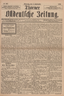 Thorner Ostdeutsche Zeitung. 1896, № 205 (1 September)