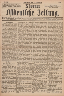 Thorner Ostdeutsche Zeitung. 1896, № 207 (3 September)