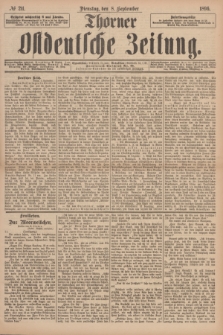 Thorner Ostdeutsche Zeitung. 1896, № 211 (8 September)