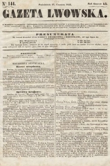 Gazeta Lwowska. 1853, nr 144