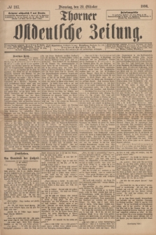 Thorner Ostdeutsche Zeitung. 1896, № 247 (20 Oktober)