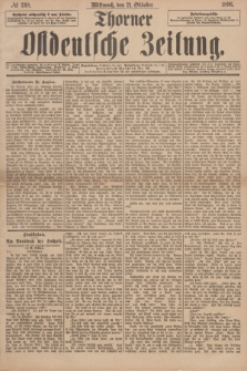 Thorner Ostdeutsche Zeitung. 1896, № 248 (21 Oktober)