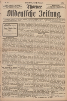 Thorner Ostdeutsche Zeitung. 1896, № 257 (31 Oktober)