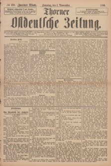 Thorner Ostdeutsche Zeitung. 1896, № 258 (1 November) - Zweites Blatt