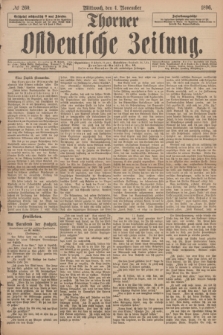 Thorner Ostdeutsche Zeitung. 1896, № 260 (4 November)