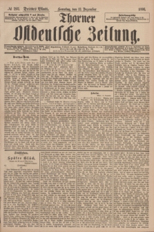 Thorner Ostdeutsche Zeitung. 1896, № 293 (13 Dezember) - Drittes Blatt