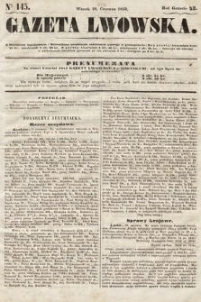 Gazeta Lwowska. 1853, nr 145