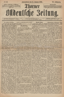 Thorner Ostdeutsche Zeitung. Jg.26, № 12 (14 Januar 1899)