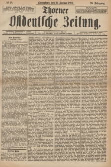 Thorner Ostdeutsche Zeitung. Jg.26, № 18 (21 Januar 1899)