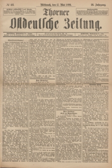 Thorner Ostdeutsche Zeitung. Jg.26, № 114 (17 Mai 1899) + dod.