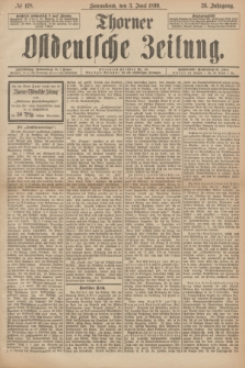 Thorner Ostdeutsche Zeitung. Jg.26, № 128 (3 Juni 1899)