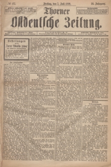 Thorner Ostdeutsche Zeitung. Jg.26, № 157 (7 Juli 1899) + dod.