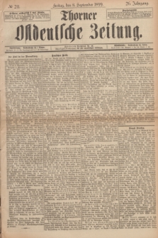 Thorner Ostdeutsche Zeitung. Jg.26, № 211 (8 September 1899) + dod.