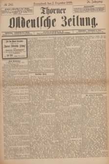 Thorner Ostdeutsche Zeitung. Jg.26, № 283 (2 Dezember 1899) + dod.