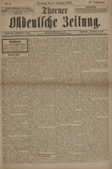 Thorner Ostdeutsche Zeitung. Jg.27, № 6 (9 Januar 1900) + dod.
