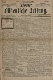 Thorner Ostdeutsche Zeitung. Jg.27, № 25 (31 Januar 1900) + dod.