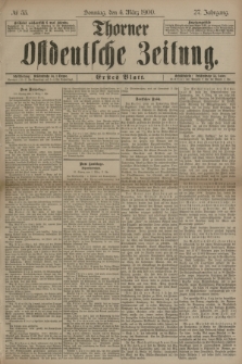Thorner Ostdeutsche Zeitung. Jg.27, № 53 (4 März 1900) - Erstes Blatt