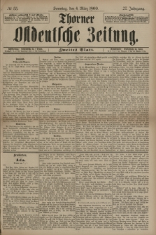Thorner Ostdeutsche Zeitung. Jg.27, № 53 (4 März 1900) - Zweites Blatt