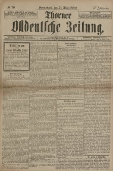 Thorner Ostdeutsche Zeitung. Jg.27, № 70 (24 März 1900) + dod.