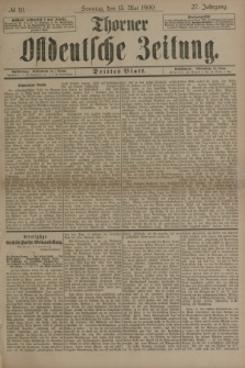 Thorner Ostdeutsche Zeitung. Jg.27, № 111 (13 Mai 1900) - Drittes Blatt