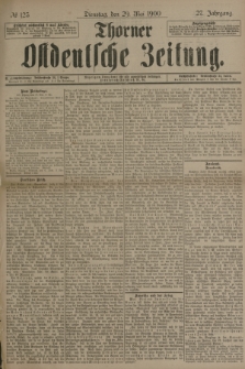 Thorner Ostdeutsche Zeitung. Jg.27, № 123 (29 Mai 1900) + dod.