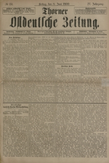 Thorner Ostdeutsche Zeitung. Jg.27, № 131 (8 Juni 1900) + dod.