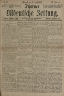 Thorner Ostdeutsche Zeitung. Jg.27, № 135 (13 Juni 1900) + dod.